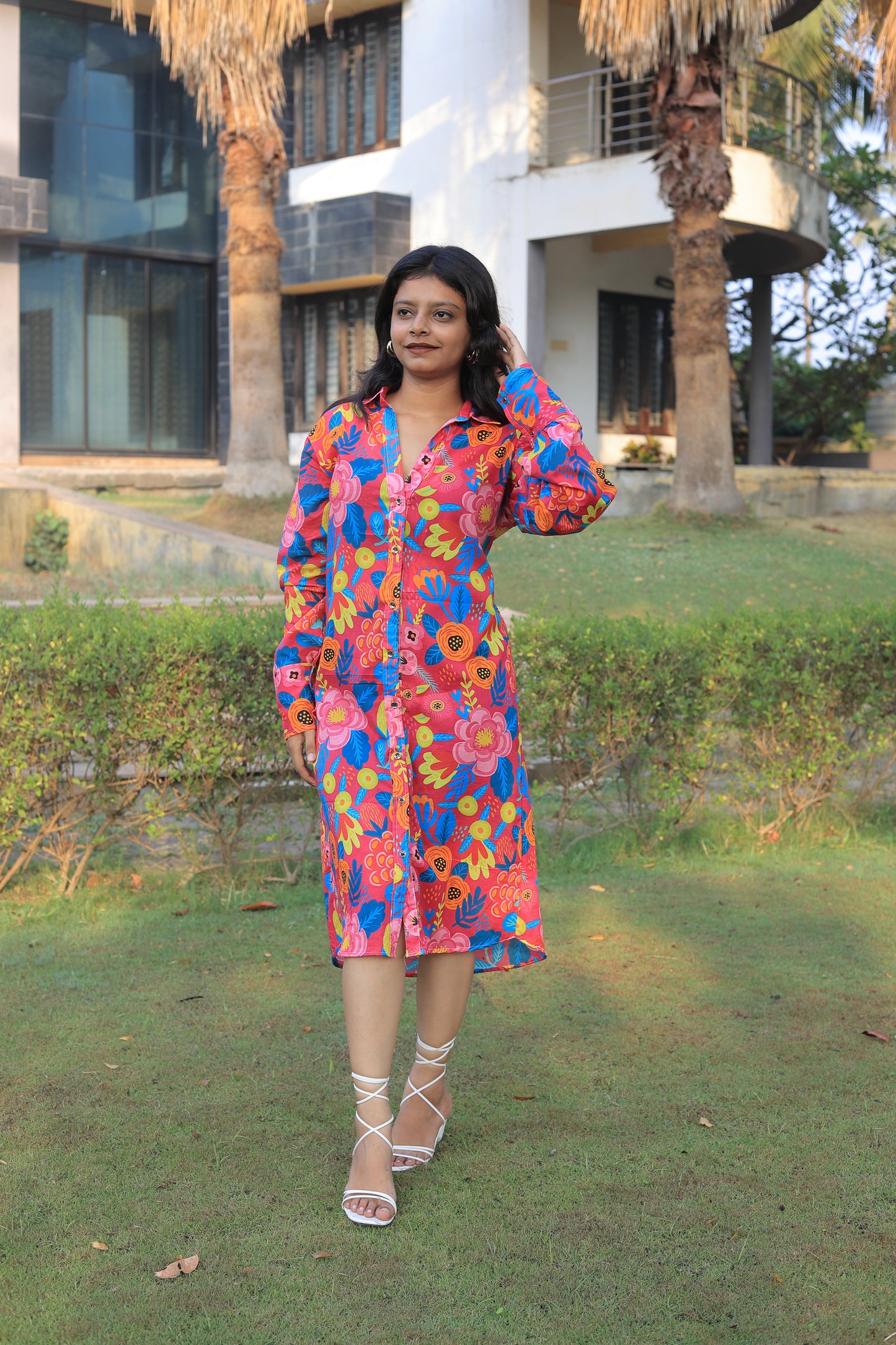 Blush Floral Dress